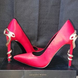 Azalea Wang King Red stiletto heels